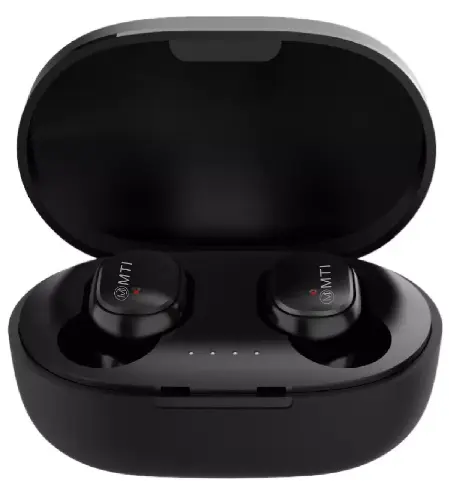 Auriculares In Ear Bluetooth Inalámbrico Mti A9s Color Negro